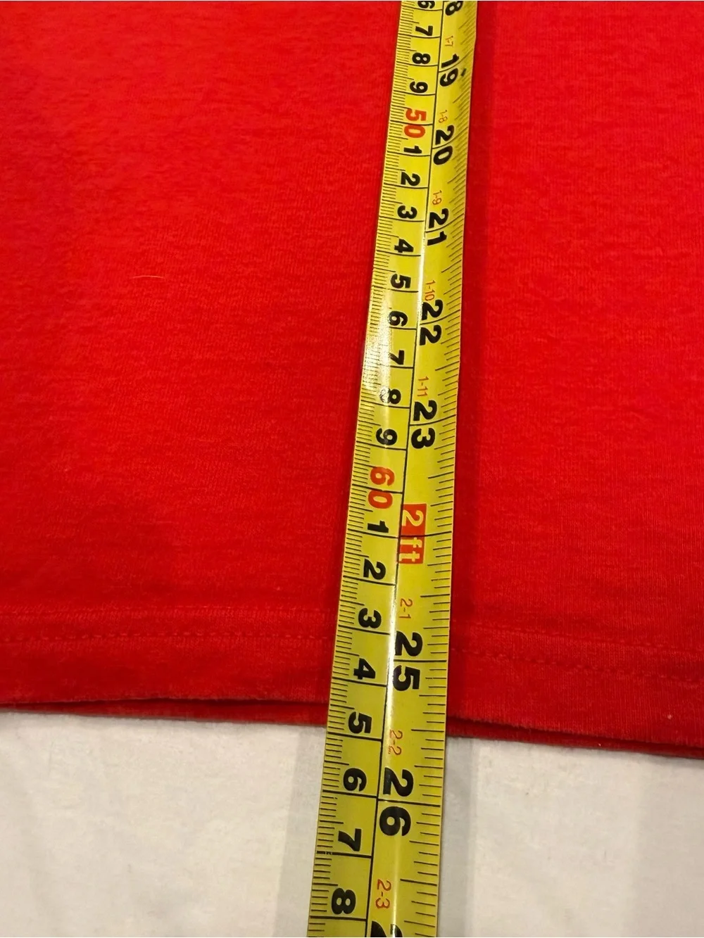 Vintage Nike Mid Swoosh Spell Out Graphic Solid Red Mens T-Shirt Size XL Y2k - Picture 5 of 5